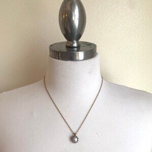 Beautiful Gold Grey Pearl Necklace